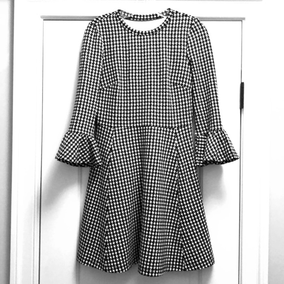 kate spade Dresses & Skirts - Kate Spade Houndstooth Ponte Dress - small